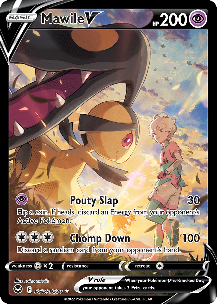 Mawile V (TG17) - Silver Tempest Trainer Gallery Pokémon Card