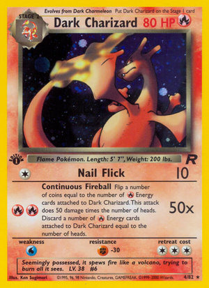 Dark Charizard (4/82) - Team Rocket (1st Edition)