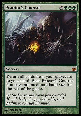 Praetor's Counsel (Mirrodin Besieged) Trading Card