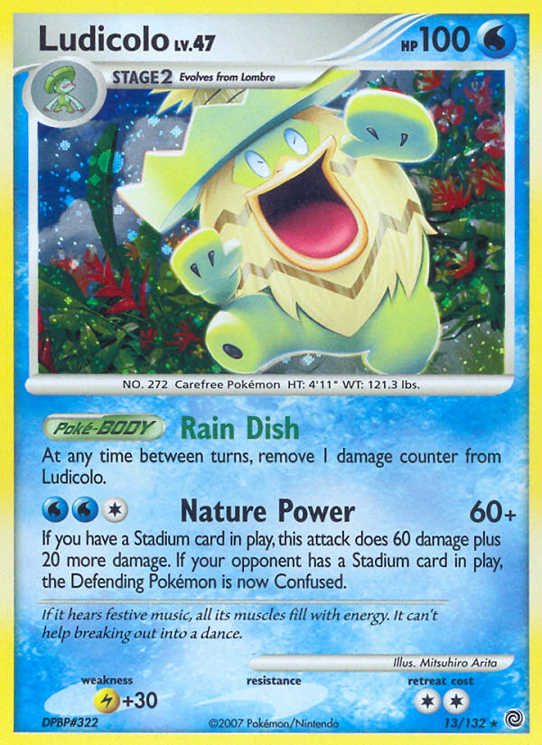 Ludicolo (13/132) - Secret Wonders Pokémon Card