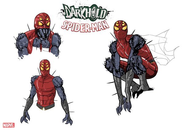 Darkhold Spider-man #1 Tormey Sketch Variant