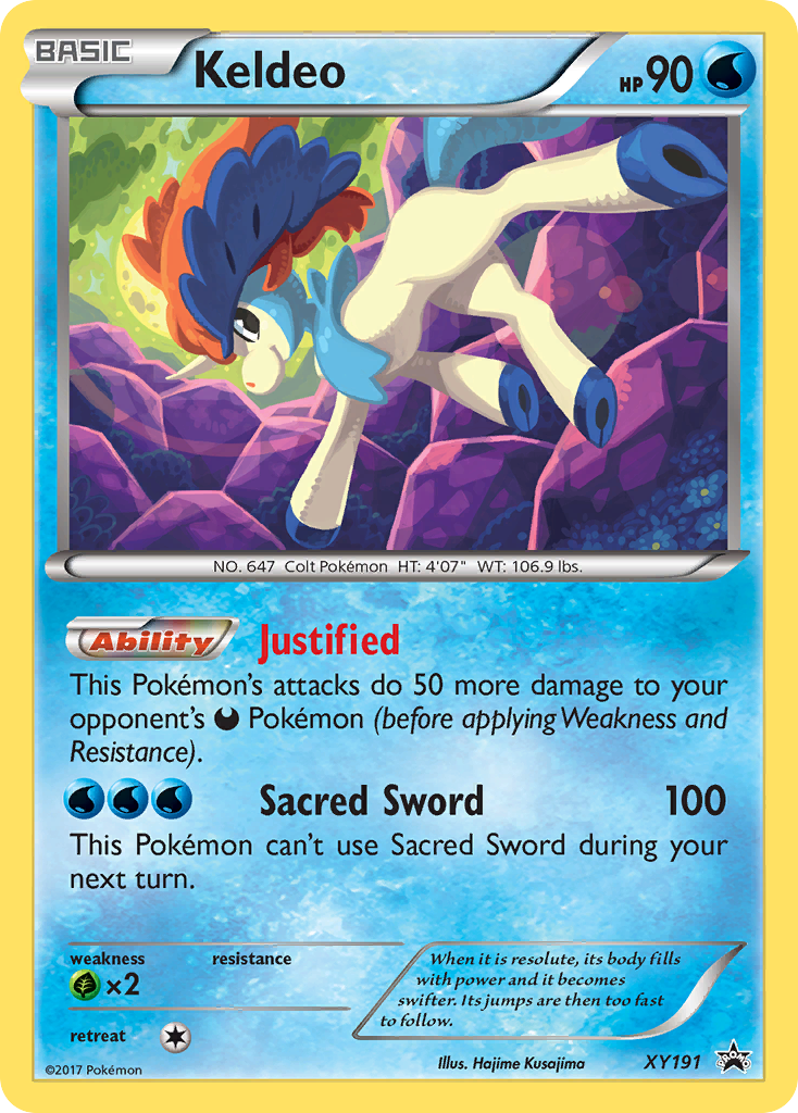 Keldeo (XY191) - XY Black Star Promos Pokémon Card