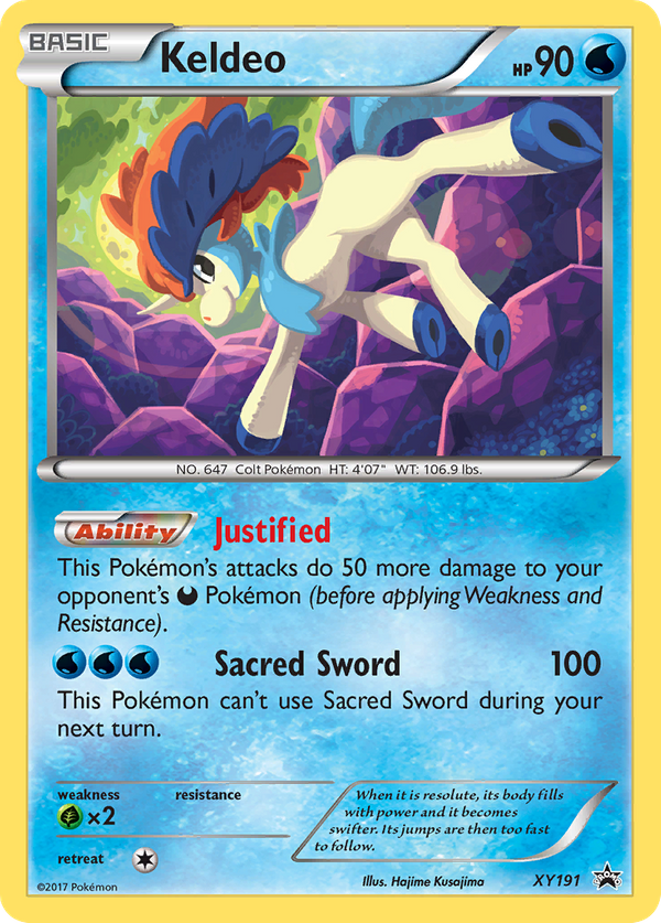 Keldeo (XY191) - XY Black Star Promos