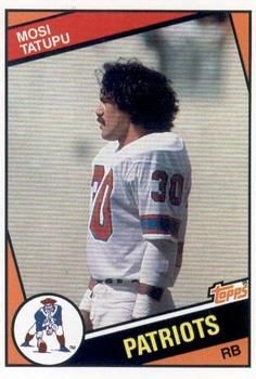 Mosi Tatupu 1984 Topps #142 Sports Card