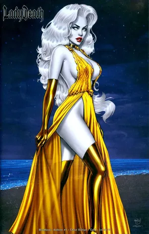Lady Death Blasphemy Anthem #1 (Chase Edition - Gold)