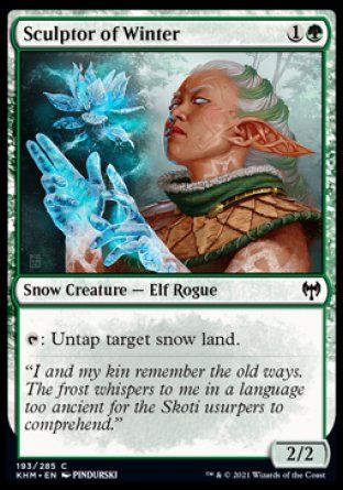 Sculptor of Winter (Kaldheim) Trading Card