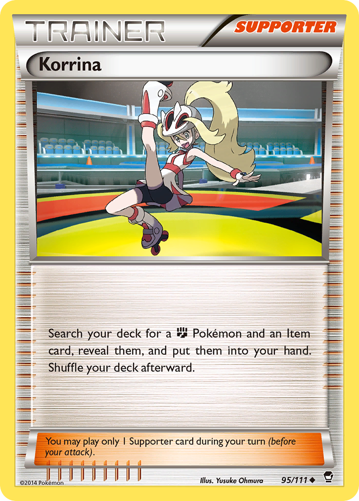 Korrina (Trainer: Supporter) (95/111) - Furious Fists Pokémon Card