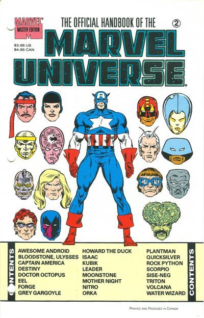Official Handbook of the Marvel Universe Master Edition #2 Comic