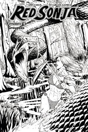 Red Sonja #10 (Groupees Exclusive Variant)
