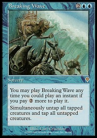 Breaking Wave (Invasion) Trading Card