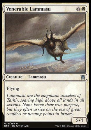 Venerable Lammasu (Khans of Tarkir) Trading Card