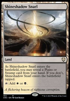 Shineshadow Snarl (Phyrexia: All Will Be One Commander Decks)