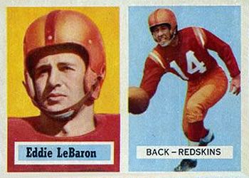 Eddie LeBaron 1957 Topps #1 Sports Card