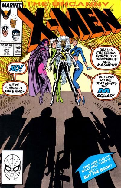 Uncanny X-Men #244 Comic