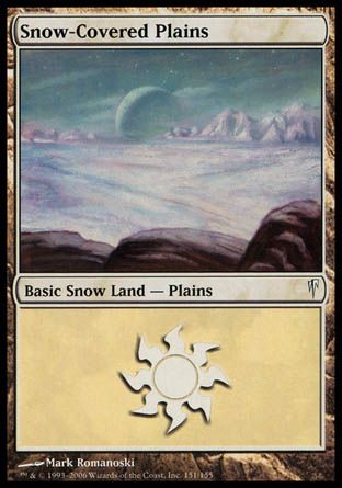 Snow-Covered Plains (Coldsnap) Trading Card