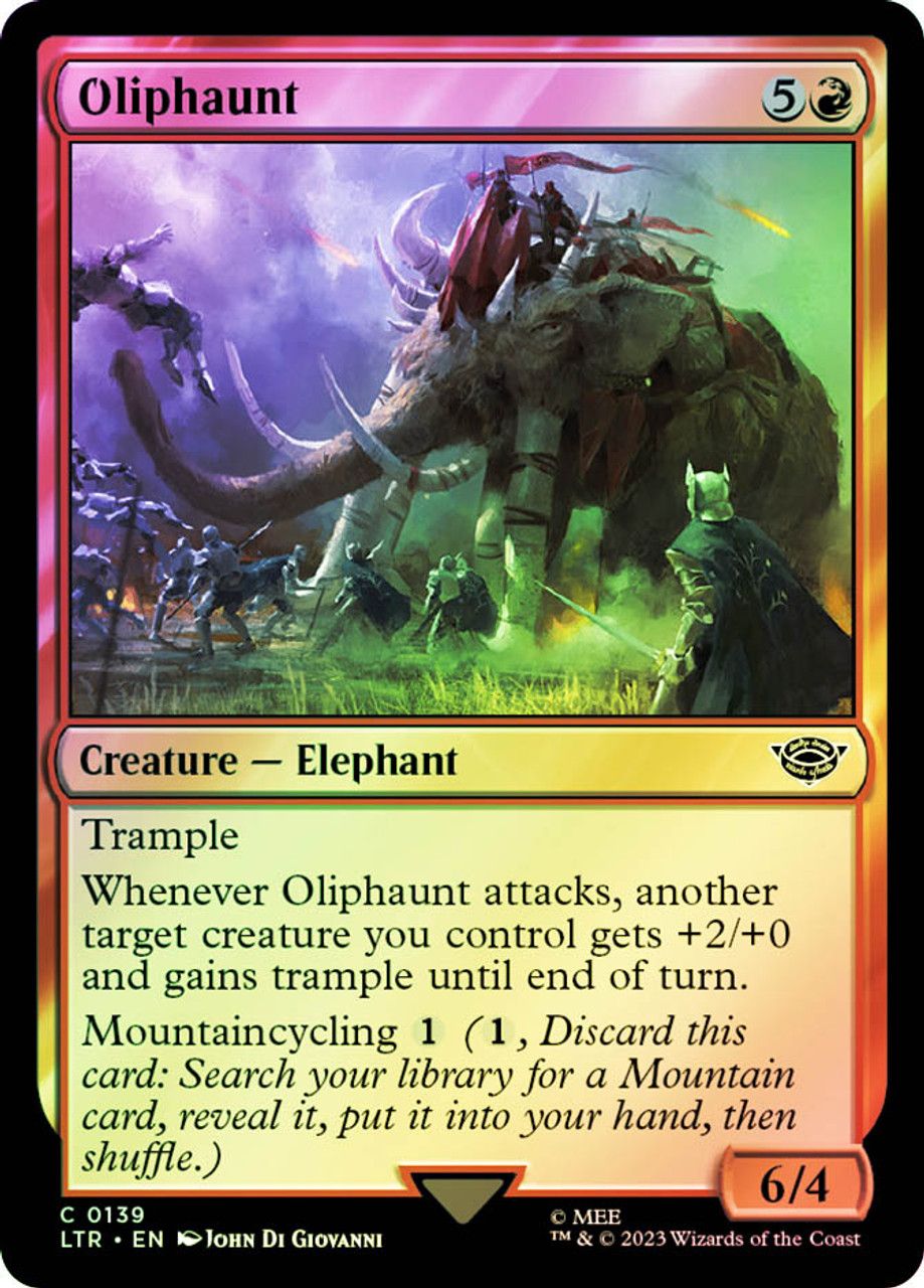 Oliphaunt (The Lord of the Rings - Foil) Trading Card