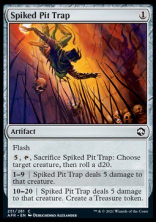 Spiked Pit Trap (Dungeons & Dragons: Adventures in the Forgotten Realms) Trading Card