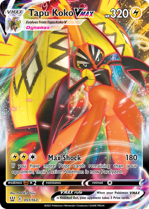 Tapu Koko VMAX (51/163) - Battle Styles