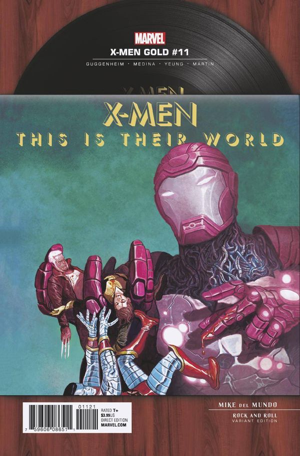 X-men Gold #11 (Del Mundo Rock N Roll Variant)