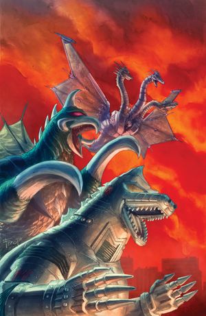 Godzilla: Here There Be Aliens #4 (Variant RI 1:25 Pe Full Art)