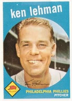 Ken Lehman 1959 Topps #31 Sports Card