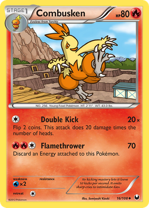 Combusken (16/108) - Dark Explorers