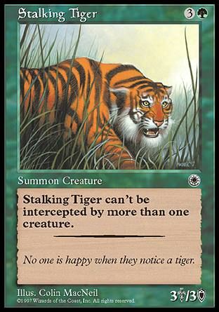 Stalking Tiger (Portal) Trading Card