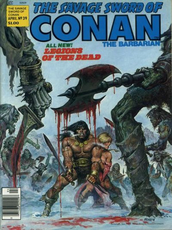 The Savage Sword of Conan #39