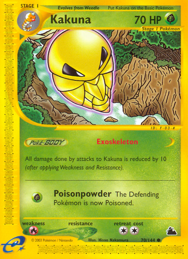 Kakuna (70/144) - Skyridge Pokémon Card