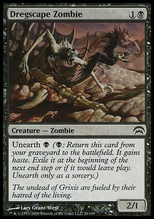 Dregscape Zombie (Planechase decks) Trading Card