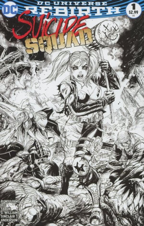 Suicide Squad #1 (Midtown Comics Sketch Variant)