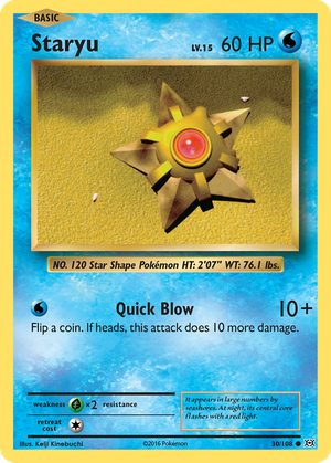 Staryu (30/108) - Evolutions (Reverse Holo)