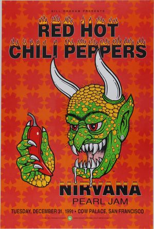 BGP-51 Red Hot Chili Peppers Cow Palace 1991