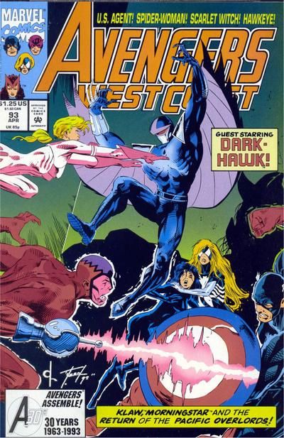 Avengers West Coast #93 Comic