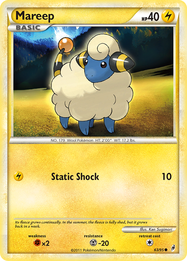 Mareep (63/95) - Call of Legends Pokémon Card