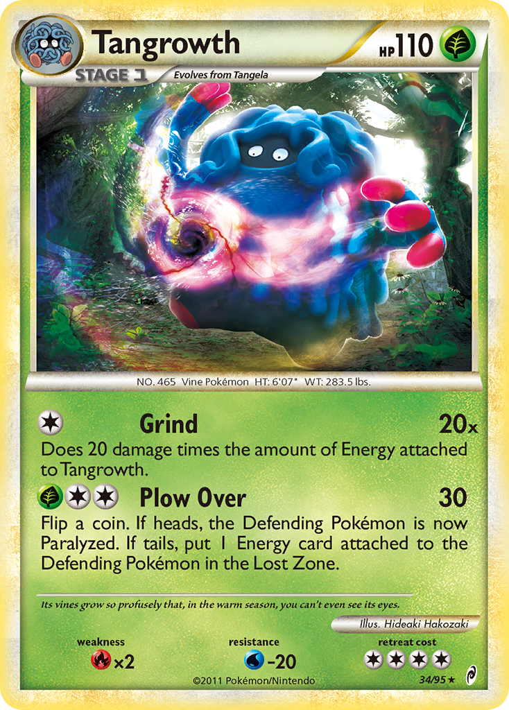 Tangrowth (34/95) - Call of Legends Pokémon Card