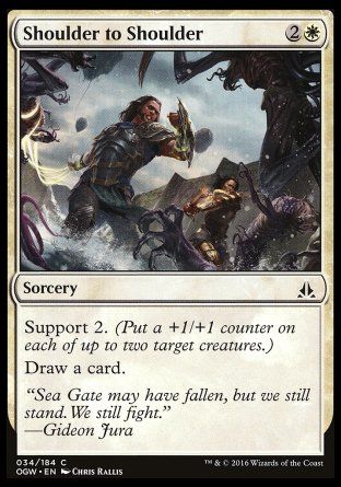 Shoulder to Shoulder (Oath of the Gatewatch) Trading Card