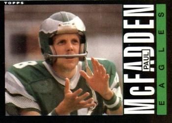 Paul McFadden 1985 Topps #133 Sports Card
