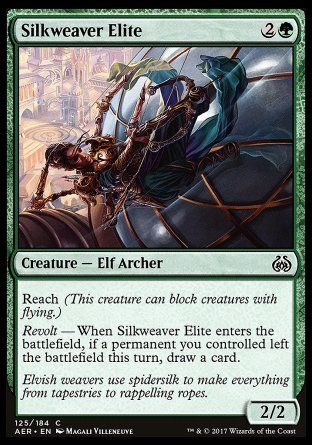 Silkweaver Elite (Aether Revolt) Trading Card