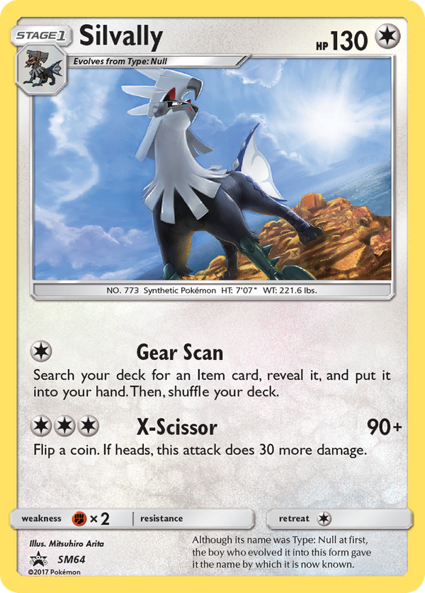 Silvally (SM64) - SM Black Star Promos