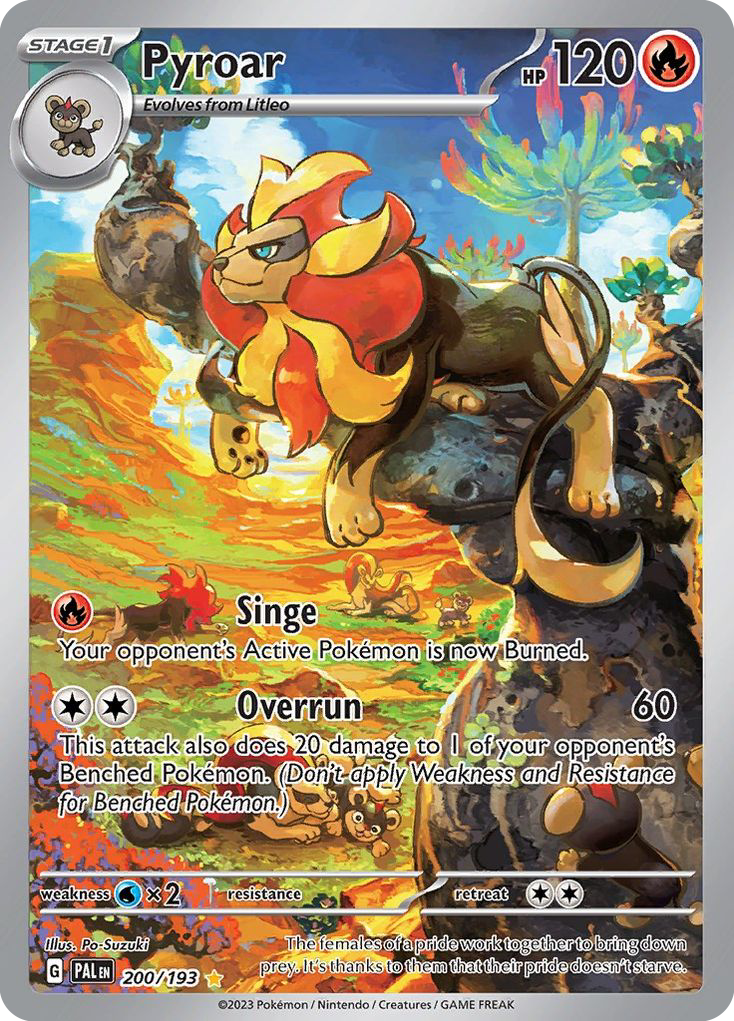 Pyroar (200/193) - Paldea Evolved Pokémon Card