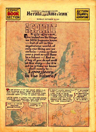 Spirit Section #10/19/1941 Comic
