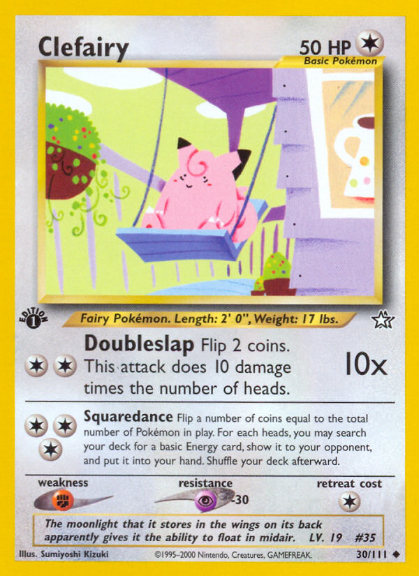 Clefairy (30/111) - Neo Genesis Pokémon Card