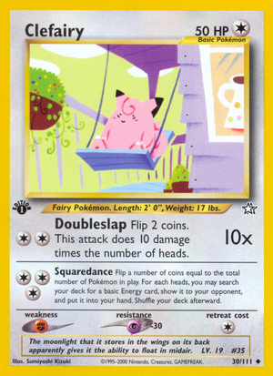 Clefairy (30/111) - Neo Genesis (1st Edition)