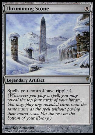 Thrumming Stone (Coldsnap) Trading Card