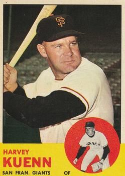 Harvey Kuenn 1963 Topps #30 Sports Card