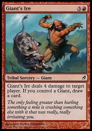 Giant's Ire (Lorwyn) Trading Card