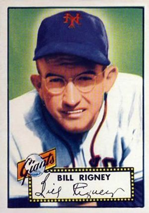 Bill Rigney 1952 Topps #125