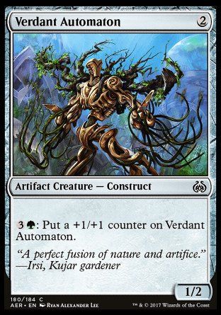 Verdant Automaton (Aether Revolt) Trading Card