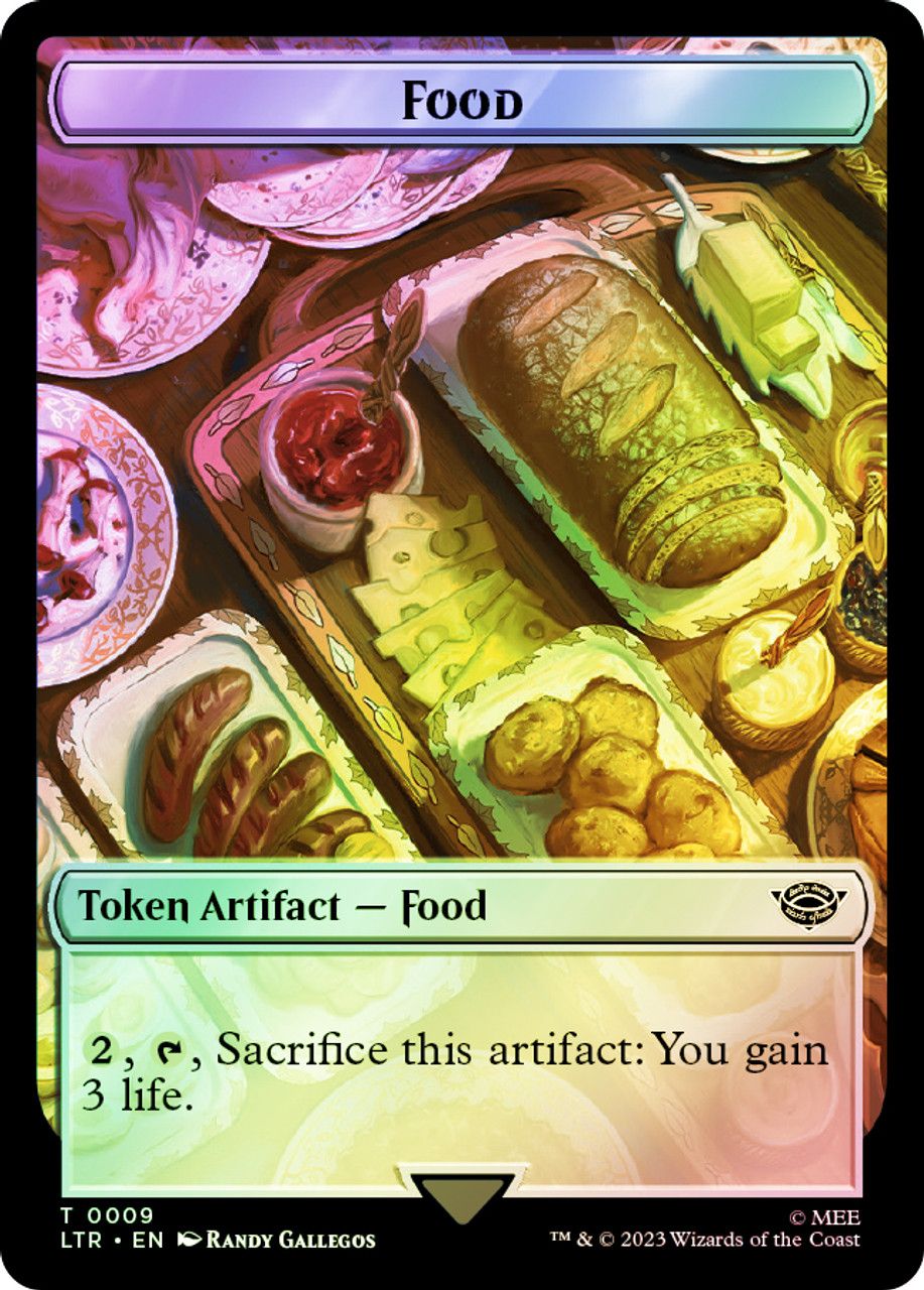 {Food Token} (#009) // {Smaug Token} (The Lord of the Rings - Foil) Trading Card